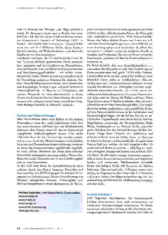 Vorschauseite 2: Patienten wie du und ich