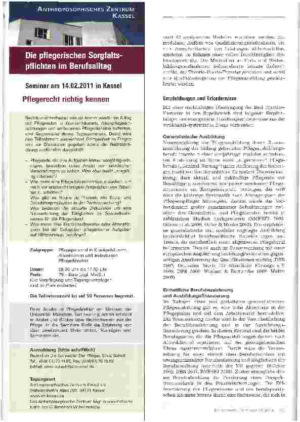 Vorschauseite 3: Evaluationsstudie: Das Best Practice-Modell der Pflegeausbildung