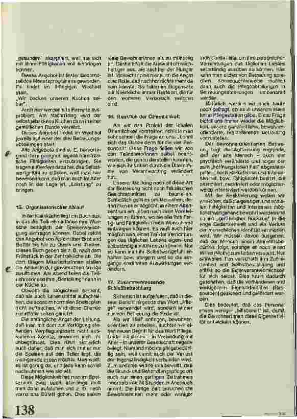 Vorschauseite 6: Bewohnerbezogene Betreuung: die Kleinküchengruppe