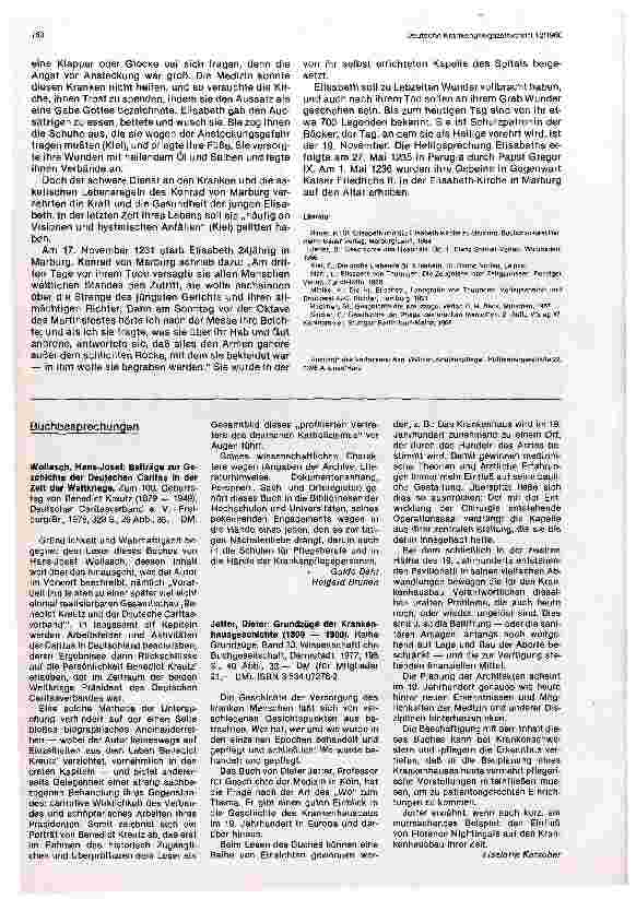 Vorschauseite 3: Die heilige Elisabeth von Thüringen Ihr Leben und Wirken bei der Pflege von kranken Menschen