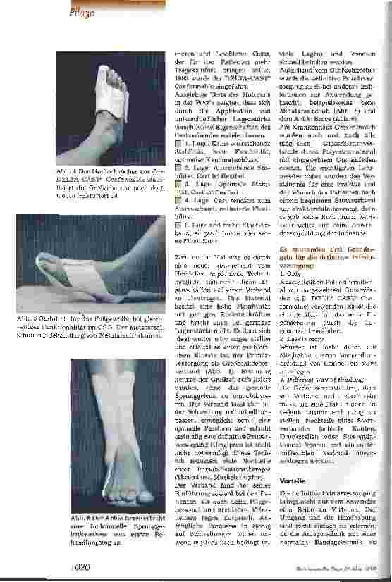 Vorschauseite 3: Innovative patientenfreundliche Ruhigstellung mt Cast Vom Gips zum Polyester