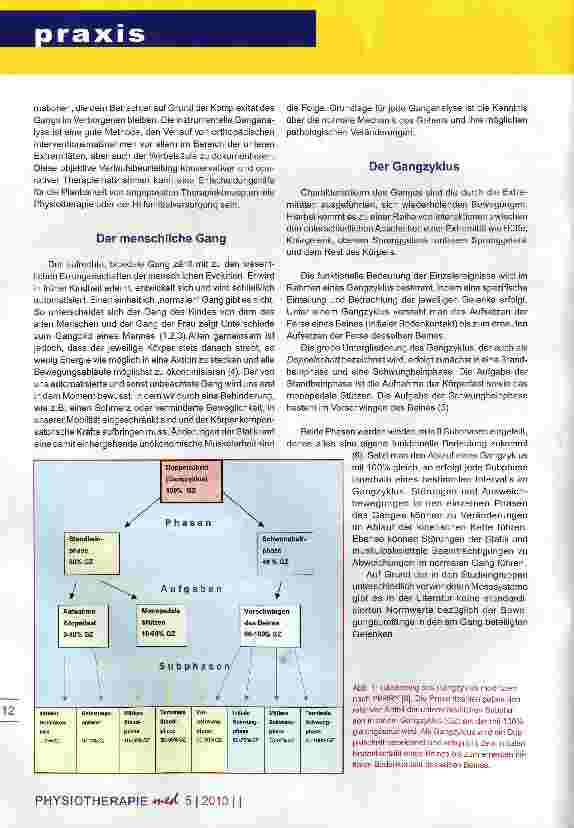 Vorschauseite 2: Die Ganganalyse Grundlagen und Methoden