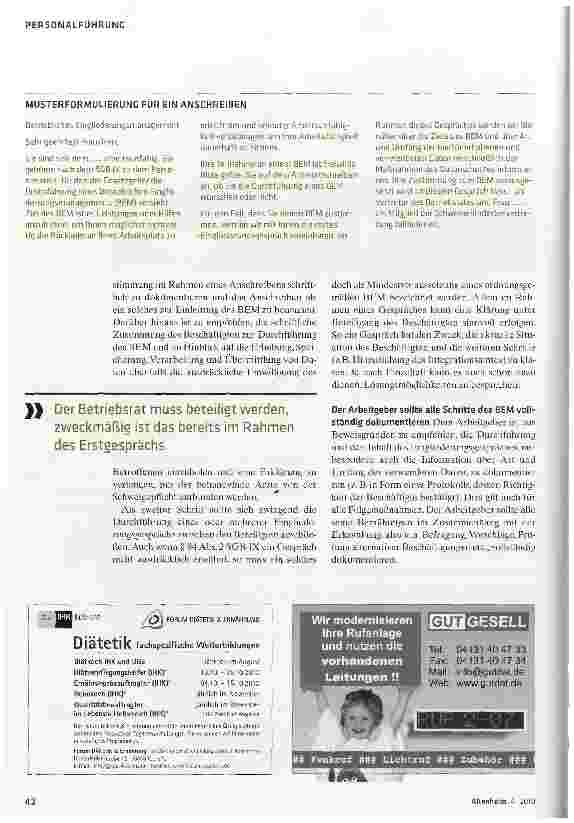 Vorschauseite 3: Krankheitsbedingte Ausfallzeiten reduzieren