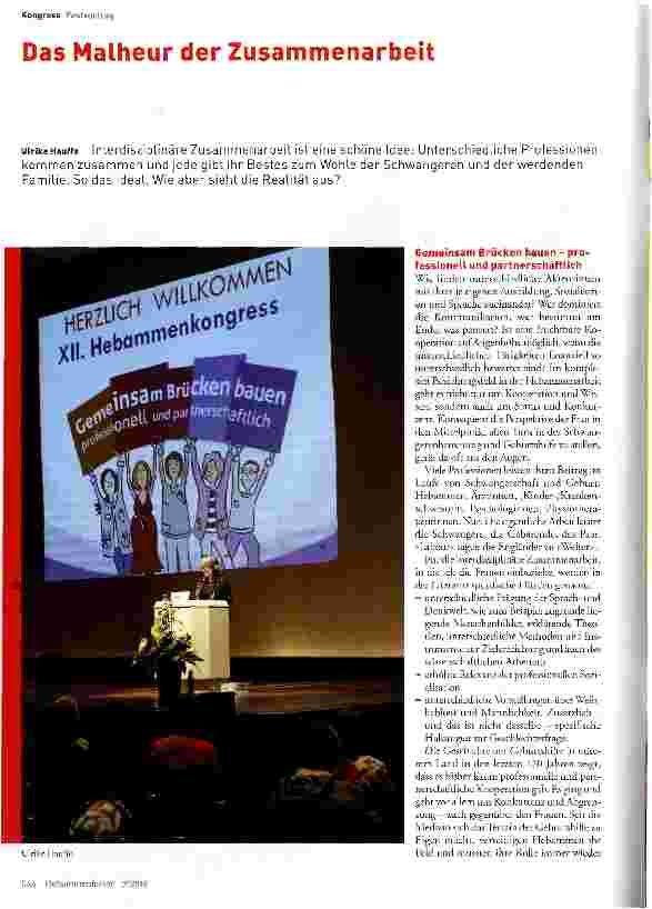 Vorschauseite 1: Das Malheur der Zusammenarbeit