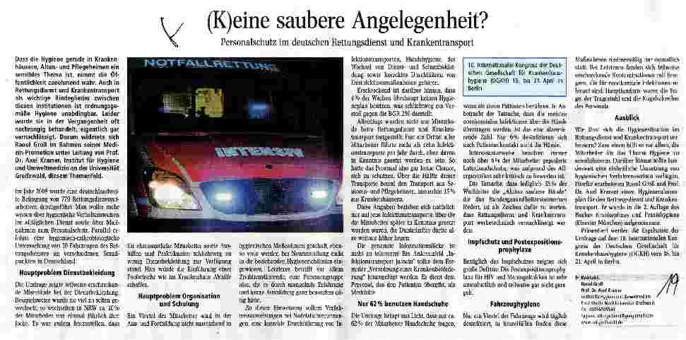 Vorschauseite 1: (K)eine saubere Angelegenheit?