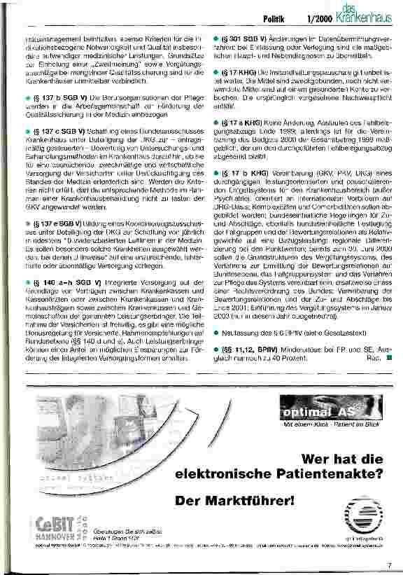 Vorschauseite 3: Regierung setzt abgespeckte Reformversion durch Gesundheitsreform beschlossen