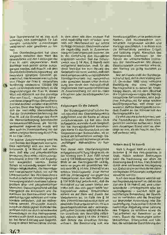 Vorschauseite 2: Zuwendungen an Heimträger und Heimpersonal