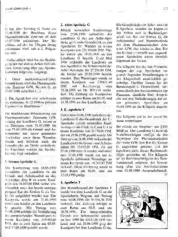 Vorschauseite 2: Apothekenveräußerung