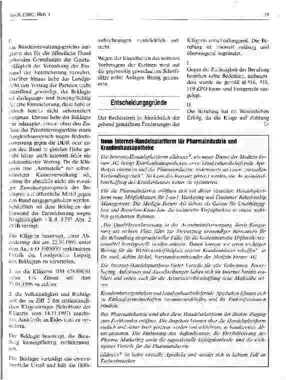 Vorschauseite 4: Apothekenveräußerung