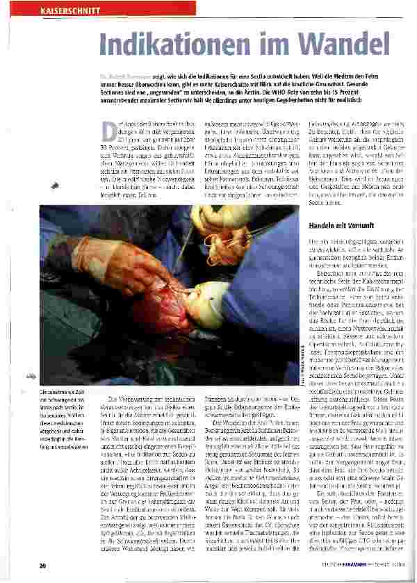 Vorschauseite 1: Indikation im Wandel