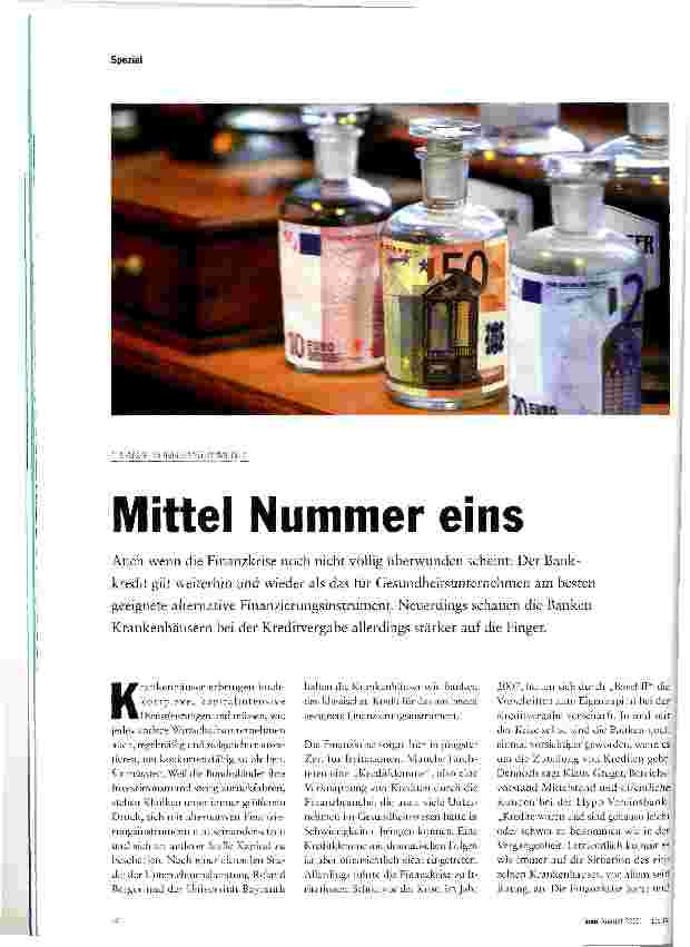 Vorschauseite 1: Mittel Nummer eins