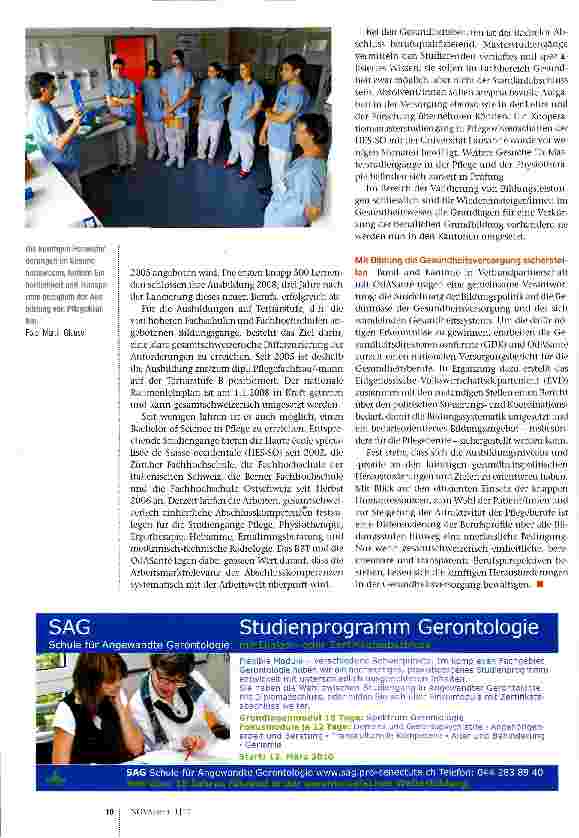 Vorschauseite 3: Einheitliche Bildungssystematik für die Gesundheitsberufe