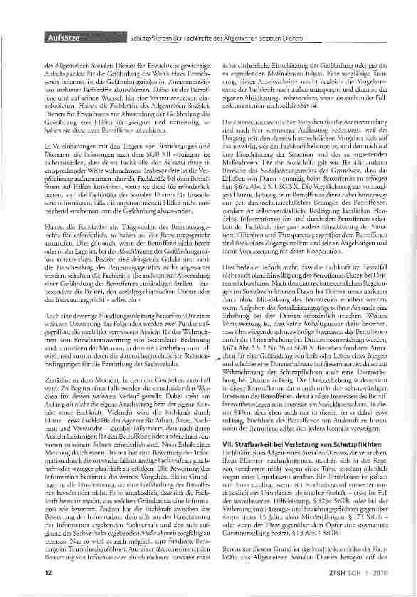 Vorschauseite 6: Schutzpflichten der Fachkräfte des Allgemeinen Sozialen Diensts gegenüber Erwachsenen - Garantenstellung nach demSGBXII
