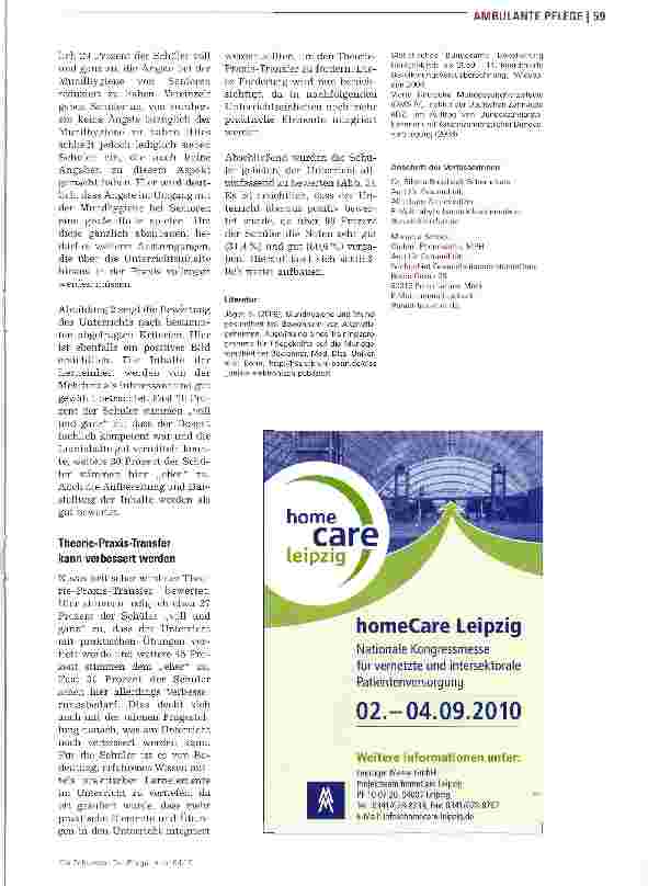 Vorschauseite 4: Schulungen für bessere Mundhygiene