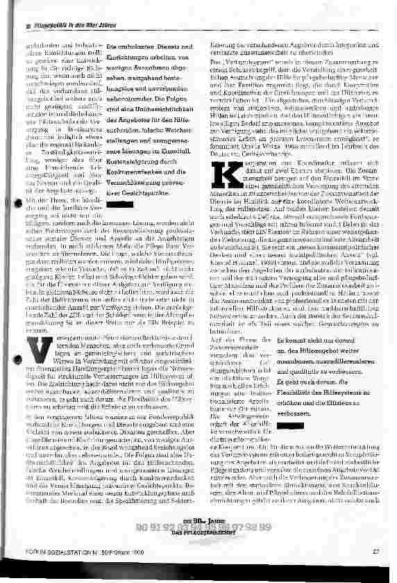 Vorschauseite 2: Im Verbundsystem eine zentrale Rolle für die Sozialstationen
