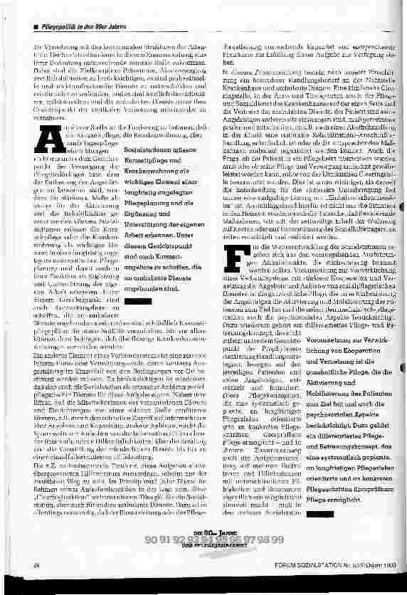 Vorschauseite 3: Im Verbundsystem eine zentrale Rolle für die Sozialstationen
