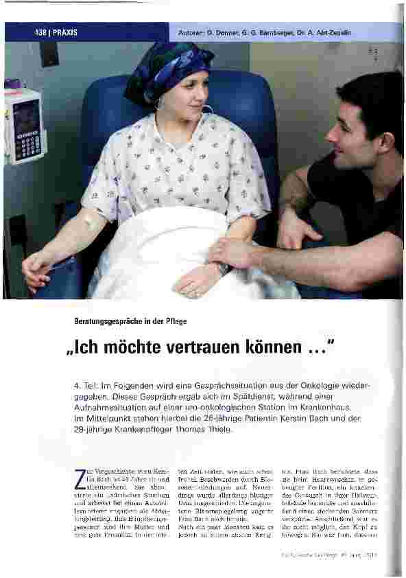Vorschauseite 1: Ich möchte vertrauen können ...