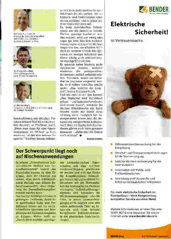 Vorschauseite 2: Implantate wie nach Maß geschneidert