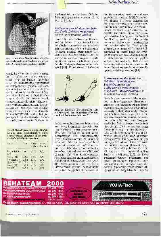 Vorschauseite 3: Pathogenese, operative Therapie und Rehabilitation der traumatischen ventralen Schulterluxation