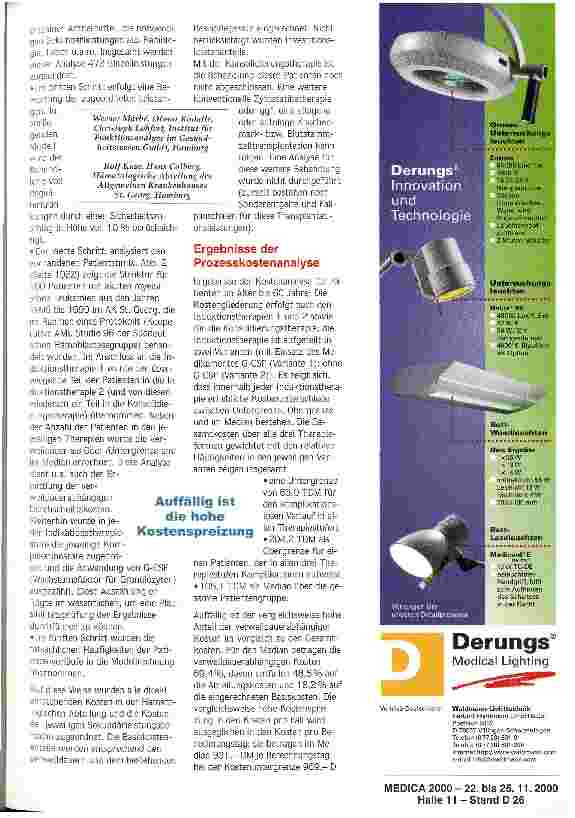 Vorschauseite 2: DRGs bringen massive Erlösrisiken Prozesskostenanalyse dient der Standortbestimmung