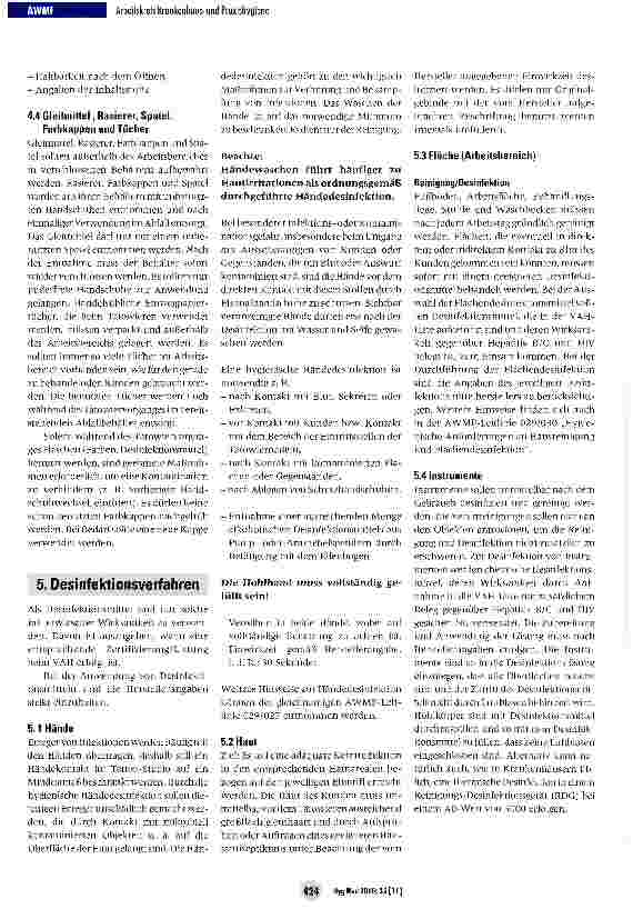 Vorschauseite 4: Anforderungen der Hygiene beim Tätowieren