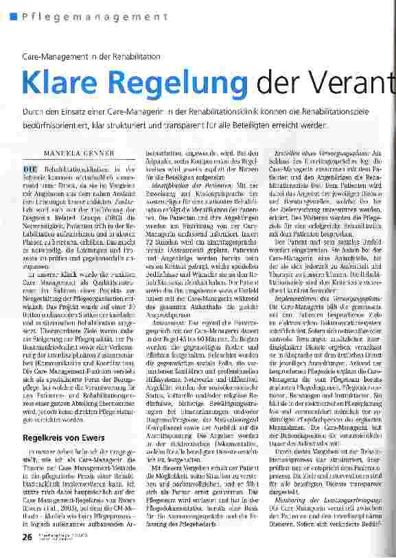 Vorschauseite 1: Klare Regelung der Verantwortung