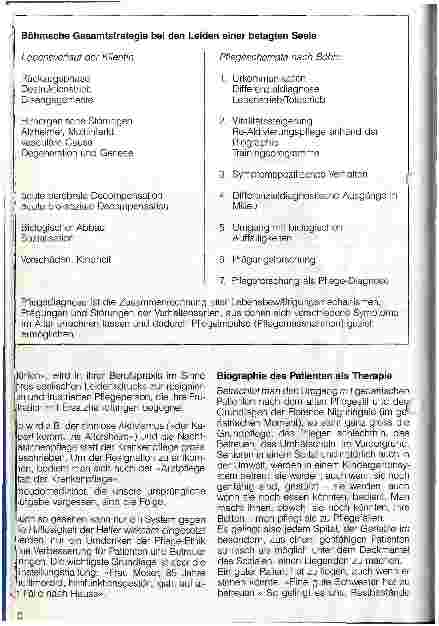 Vorschauseite 2: Neuorientierung der geronto-psychiatrischen Krankenpflege