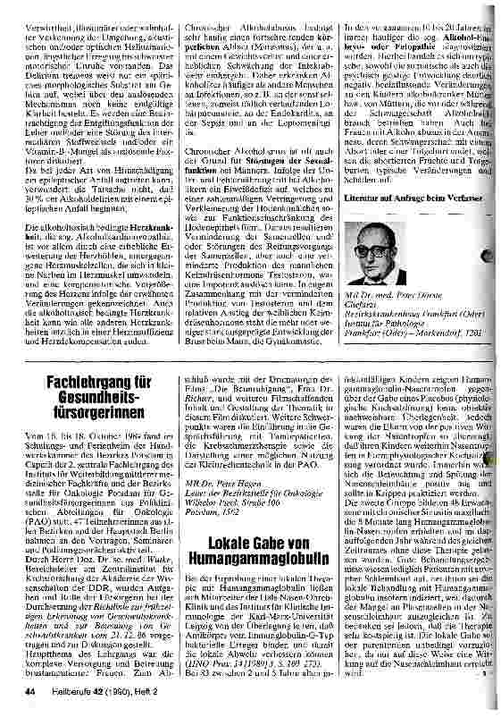 Vorschauseite 4: Alkoholmißbrauch und Alkoholismus - mögliche Organschäden und ihre Prognose