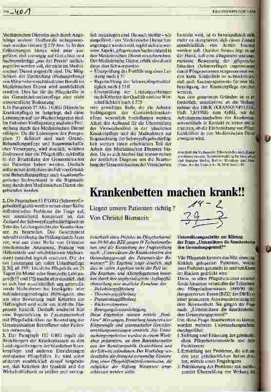 Vorschauseite 2: Einbindung von Pflegekräften in den Medizinischen Dienst der Krankenversicherung