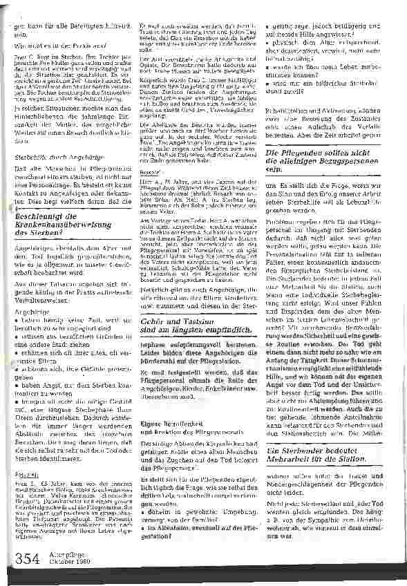 Vorschauseite 4: Sterbebegleitung in Alteneinrichtungen
