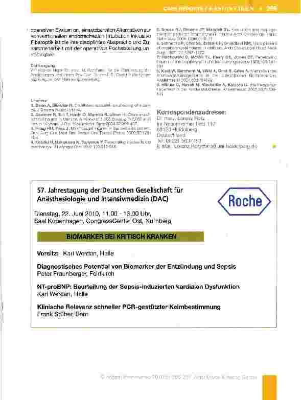 Vorschauseite 4: Schwierge endotracheale Intubation infolge oropharyngealer Verletzung bei einem vierjährigen Jungen