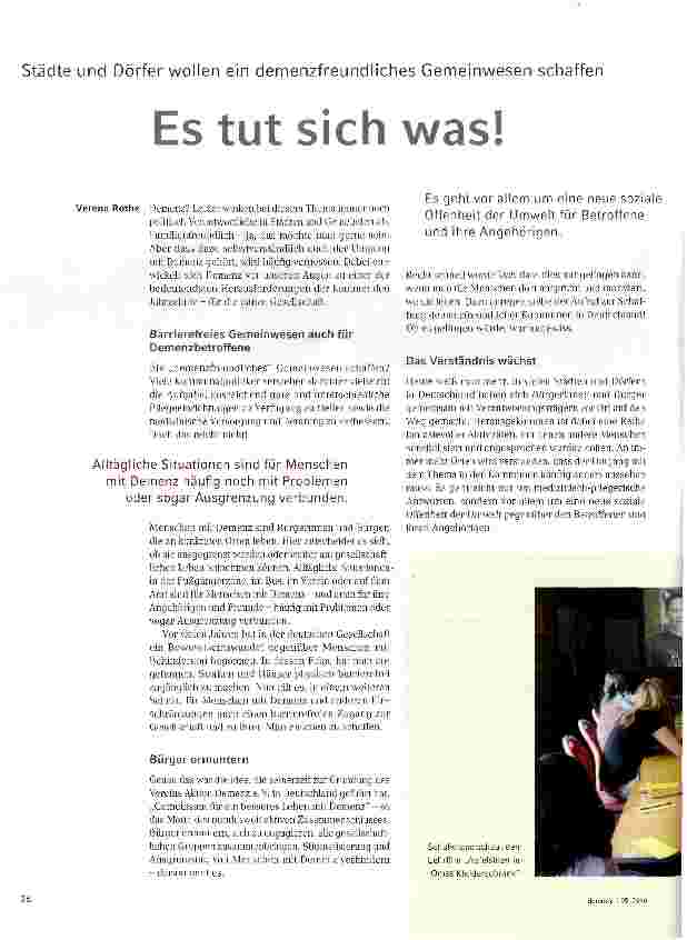 Vorschauseite 1: Es tut sich was!