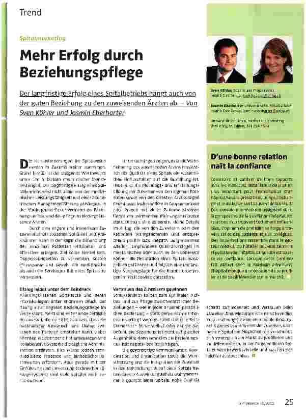Vorschauseite 1: Mehr Erfolg durch Beziehungspflege