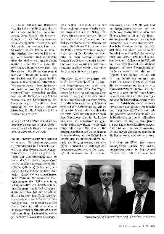Vorschauseite 4: Mehr Staatsferne durch mehr Selbstverwaltung