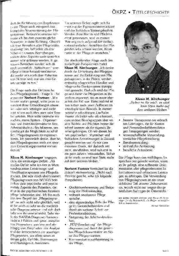 Vorschauseite 4: Pflegediagnosen Ein heisses Eisen der Pflegetheorie und -praxis
