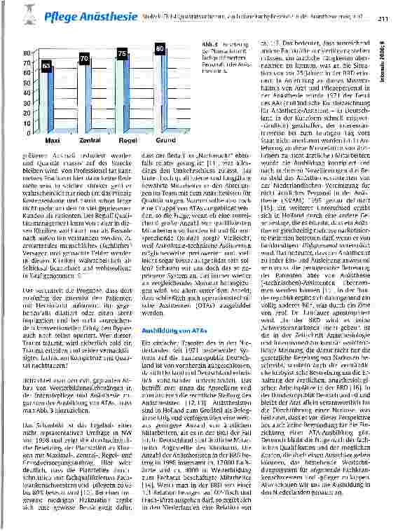 Vorschauseite 4: Ist Qualitätssicherung auch ohne Fachpflegende in der Anästhesie möglich oder zwingt Ökonomie zur Reduktion von Qualität?