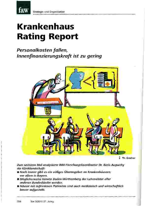 Vorschauseite 1: Krankenhaus Rating Report