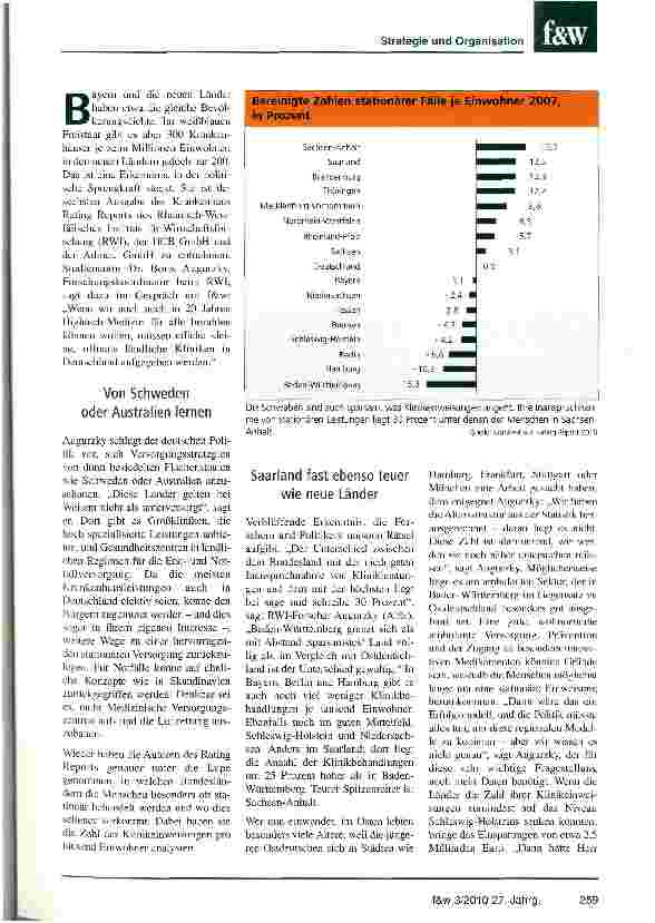 Vorschauseite 2: Krankenhaus Rating Report