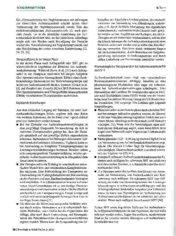 Vorschauseite 4: Evidenzbasierte Verfahren in der neuropsychologischen Rehabilitation: Therapie von Aufmerksamkeitsstörungen