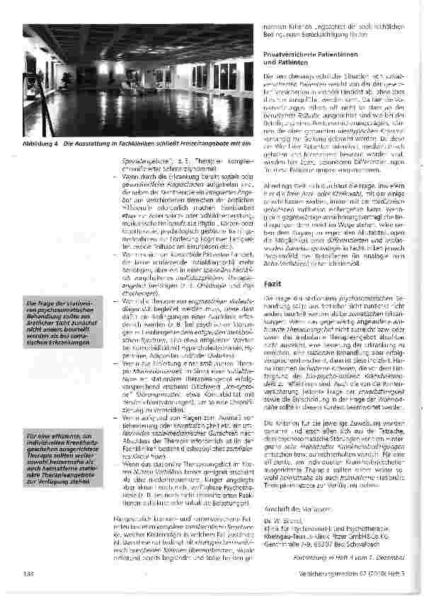 Vorschauseite 3: Kriterien zur Indikation einer stationären psychosomatischen Behandlung (II)