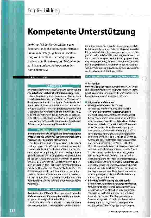 Vorschauseite 1: Kompetente Unterstützung
