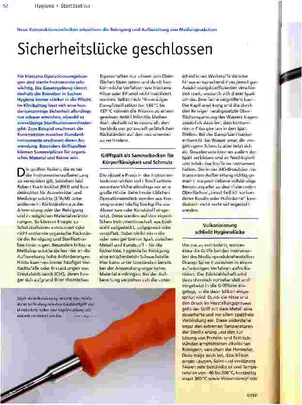 Vorschauseite 1: Sicherheitslücke geschlossen