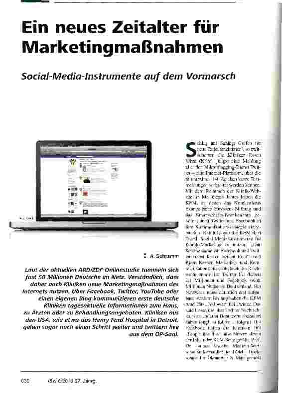 Vorschauseite 1: Ein neues Zeitalter für Marketingmaßnahmen