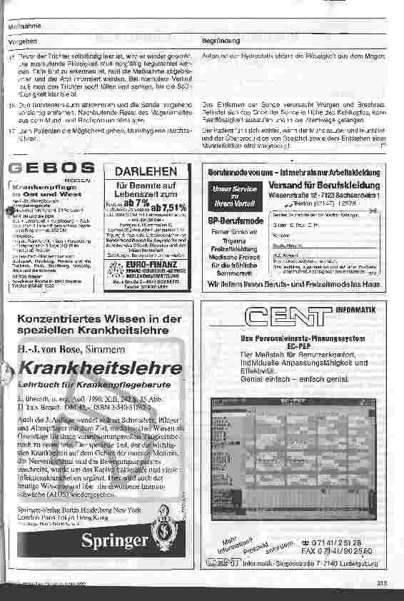 Vorschauseite 3: Royal Marsden Hospital Stationshandbuch Klinische Krankenpflege 21. Folge: Magenspülung