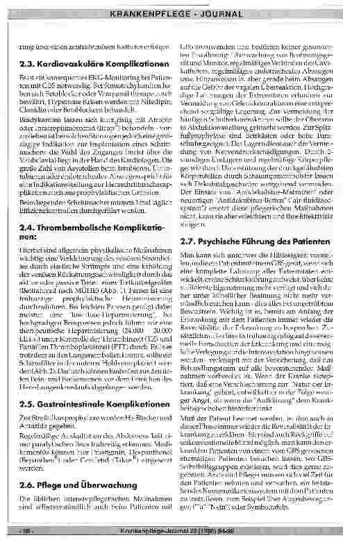 Vorschauseite 5: Ursachen, Klinik und Therapie der akuten idiopathischen Polyradikuloneuritis (Guillain-Barre-Syndrom)