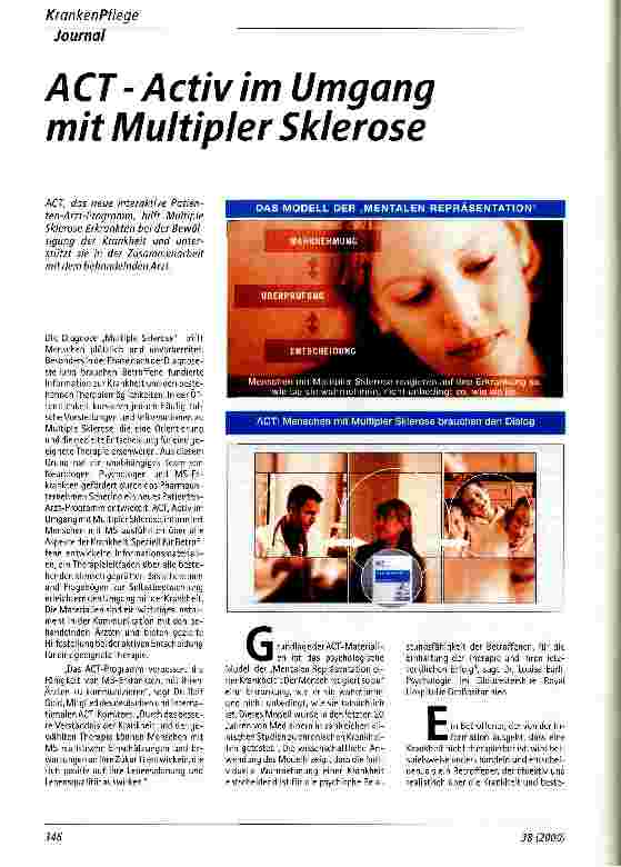 Vorschauseite 1: ACT - Activ im Umgang mit Multipler Sklerose
