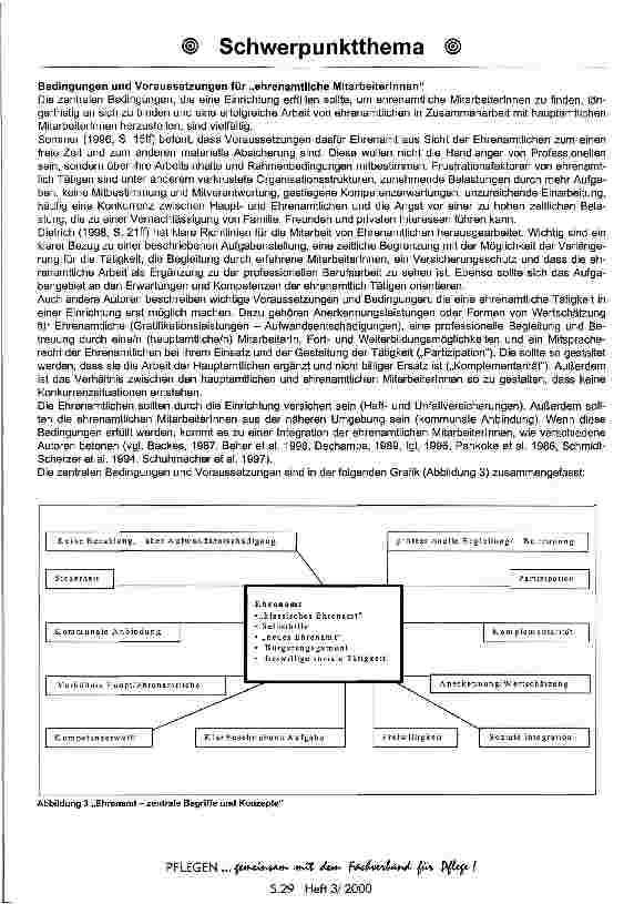 Vorschauseite 4: Ehrenamtliche Arbeit in Einrichtungen der Altenhilfe Ein Konzept