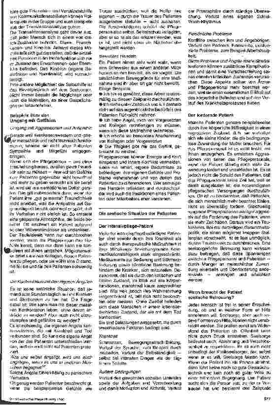 Vorschauseite 3: Die Bedeutung der Klinikseelsorge aus der Sicht der Krankenpflege