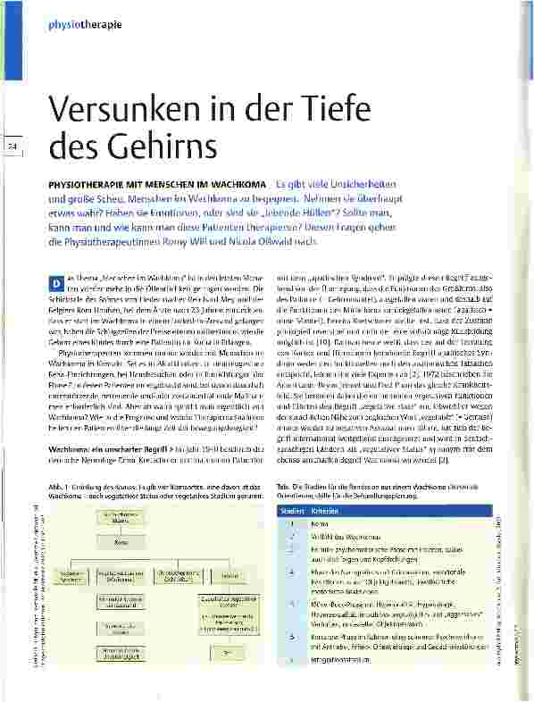 Vorschauseite 1: Versunken in der Tiefe des Gehirns