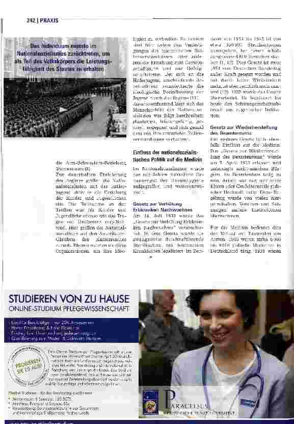Vorschauseite 5: Pflege im Nationalsozialismus